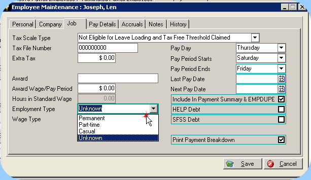Employment Type